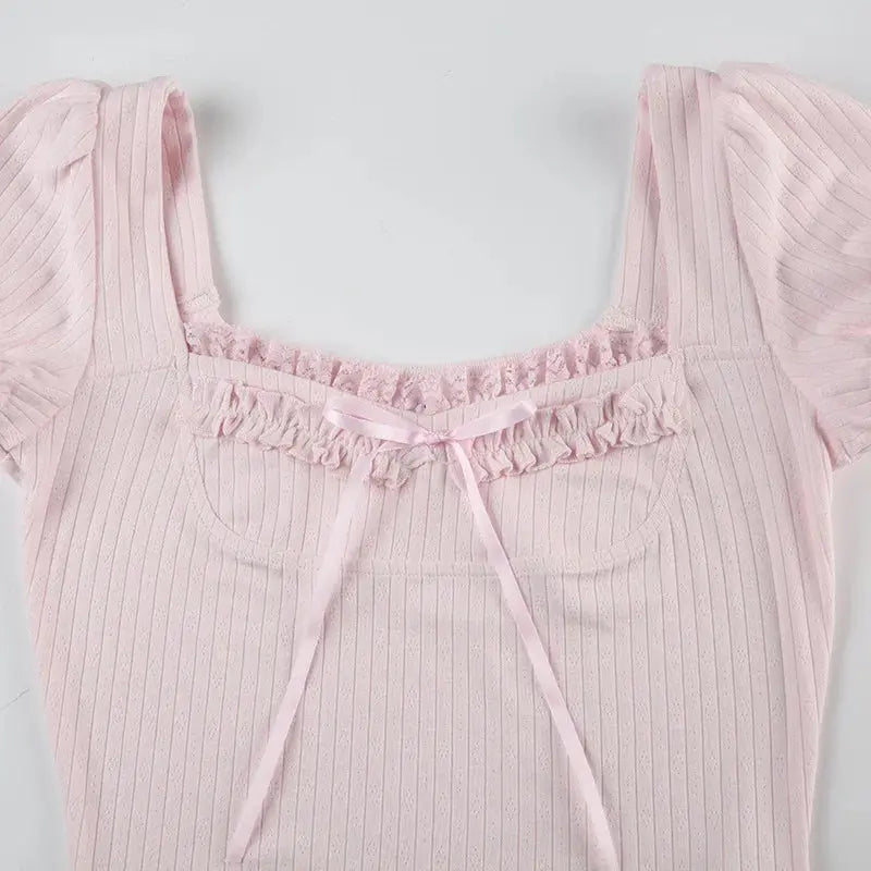 Pink Coquette Bow Top My Store