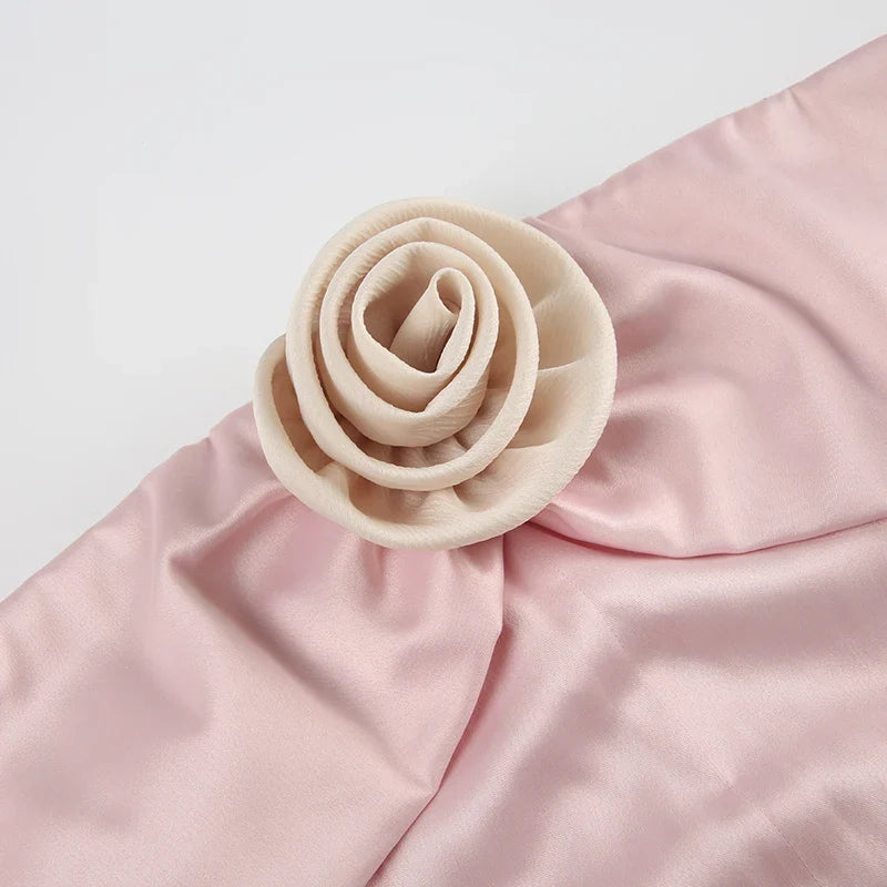 Coquette Soft Pink Rose Strapless Top My Store