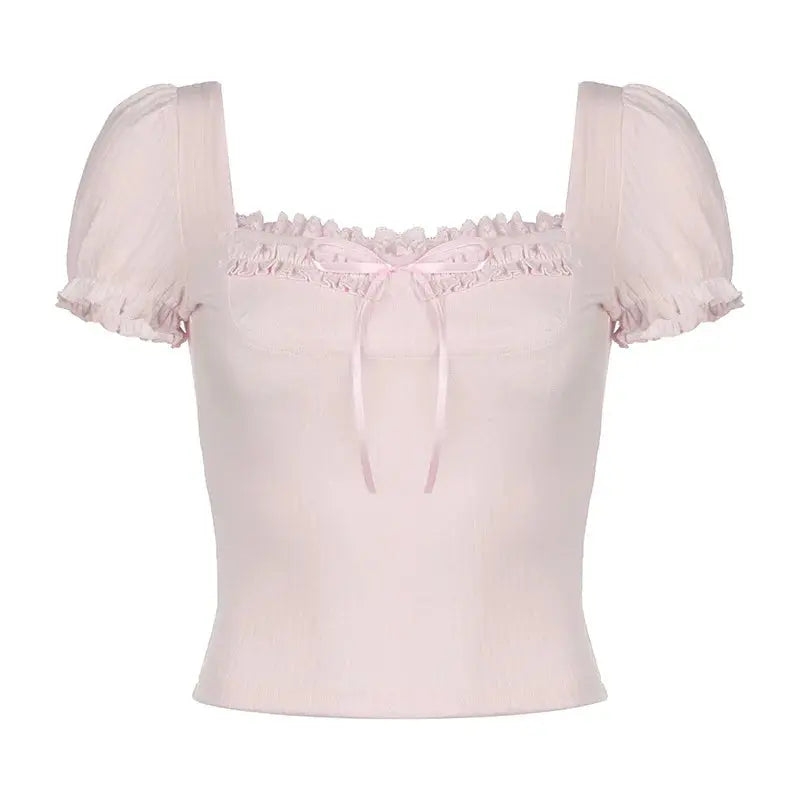 Pink Coquette Bow Top My Store