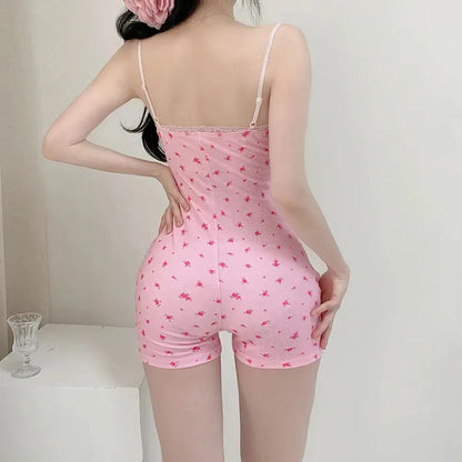 Coquette Pink Flower Jumpsuit My Store