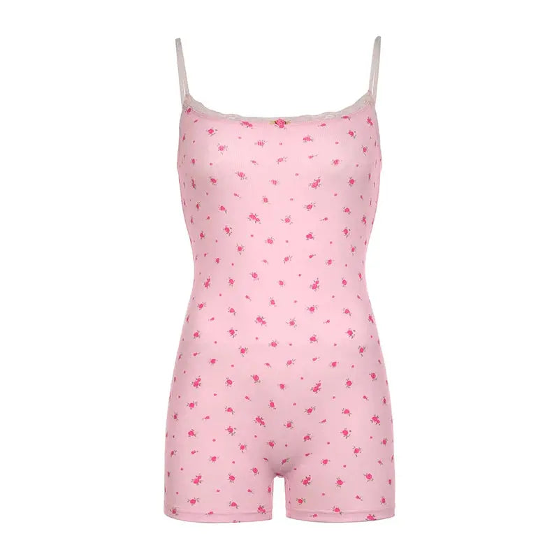 Coquette Pink Flower Jumpsuit My Store