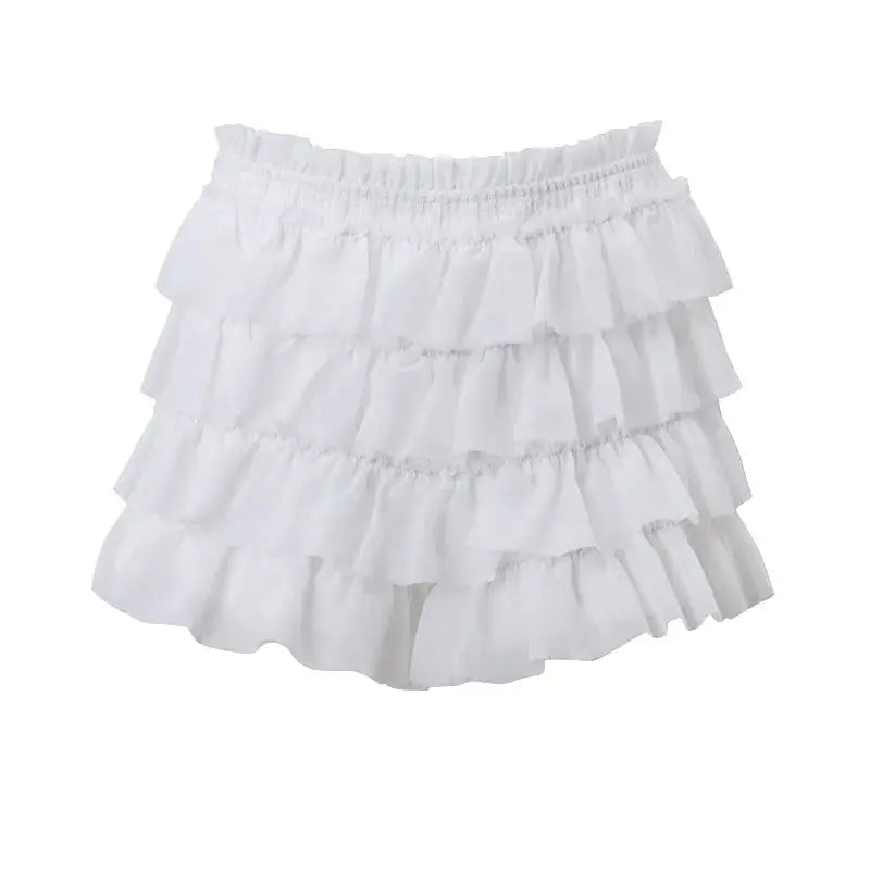 White Frill Coquette Two Pieces Set My Store